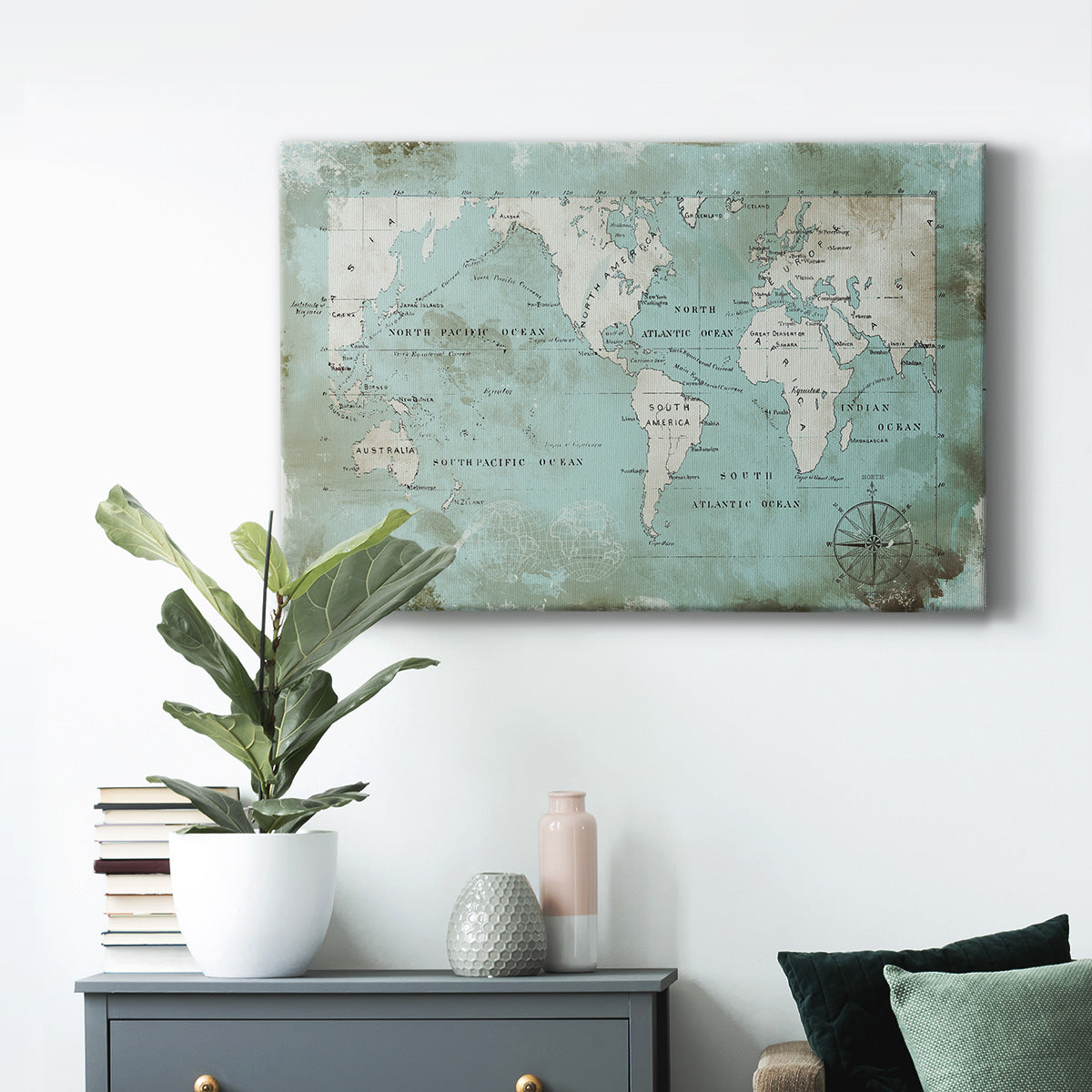 Ocean Blue - Canvas Art Print