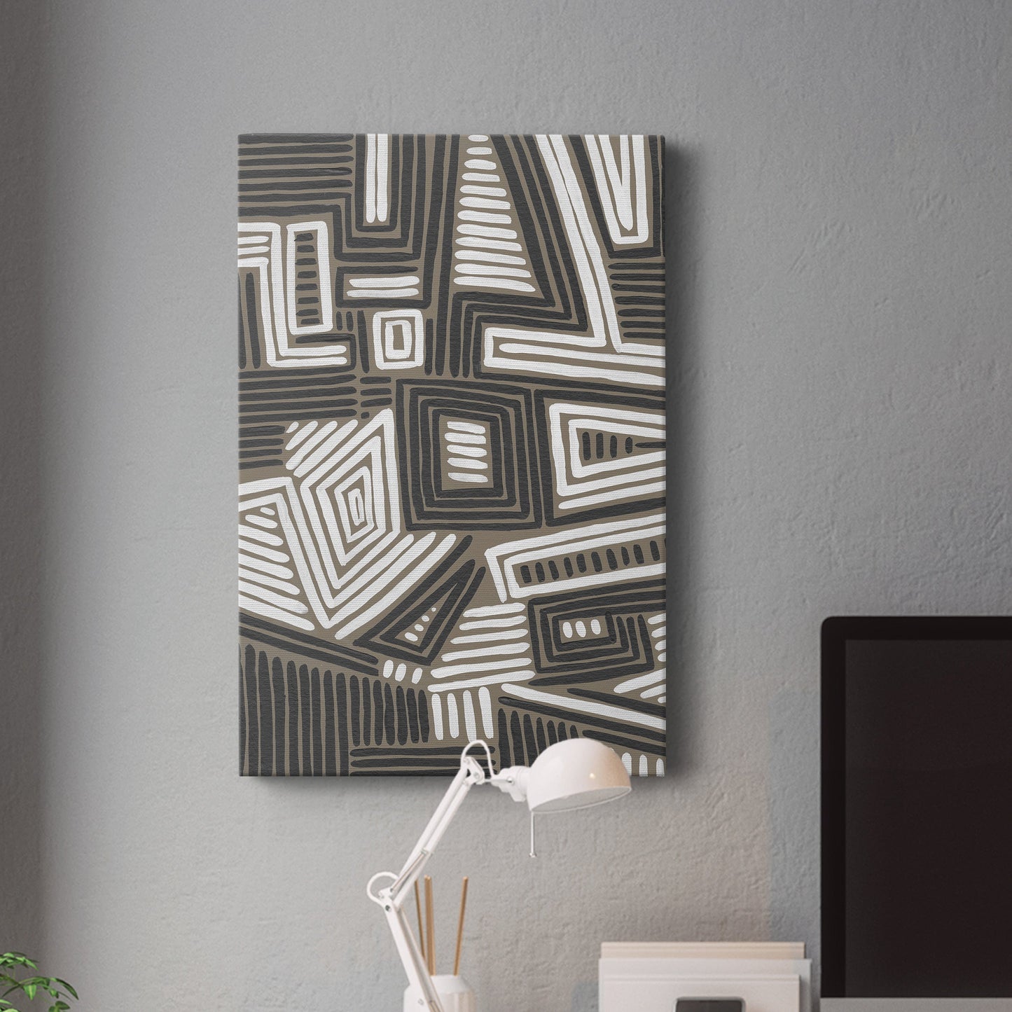 Abstract Maze II Premium Gallery Wrapped Canvas - Ready to Hang