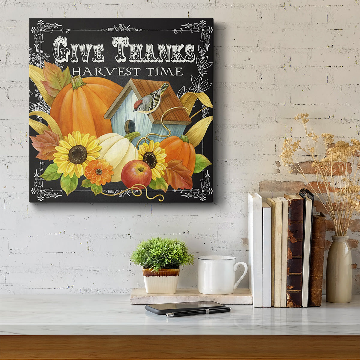 Harvest Greetings II-Premium Gallery Wrapped Canvas - Ready to Hang