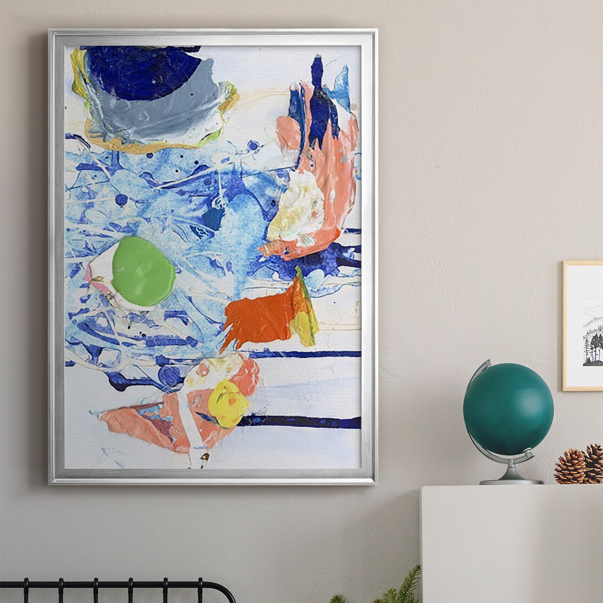 Evidence IV - Modern Framed Canvas Print