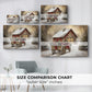 Dawn of Candlelit Village - Canvas Art Print