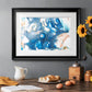 Dancing Blue II Premium Framed Print - Ready to Hang