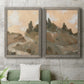 Hillside Walking Path I - Premium Framed Canvas 2 Piece Set - Ready to Hang