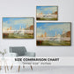 Venice: The Dogana and San Giorgio Maggiore, 1834 - Floater Framed Canvas Print