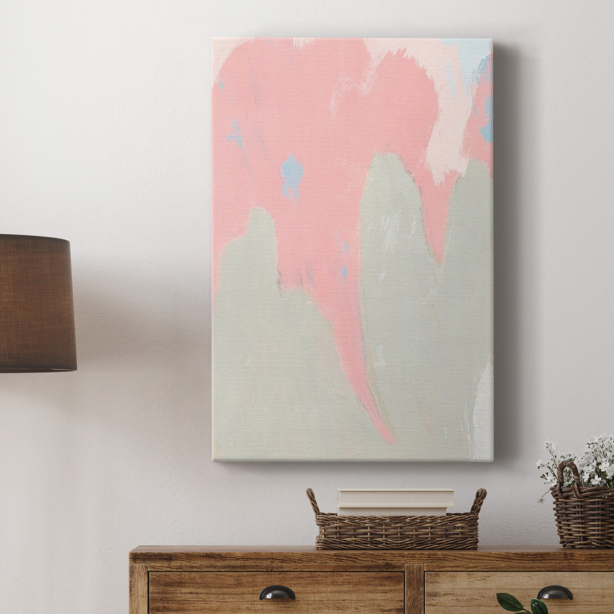 Blushing Abstract IV Premium Gallery Wrapped Canvas - Ready to Hang