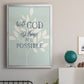 All Things - Modern Framed Canvas Print