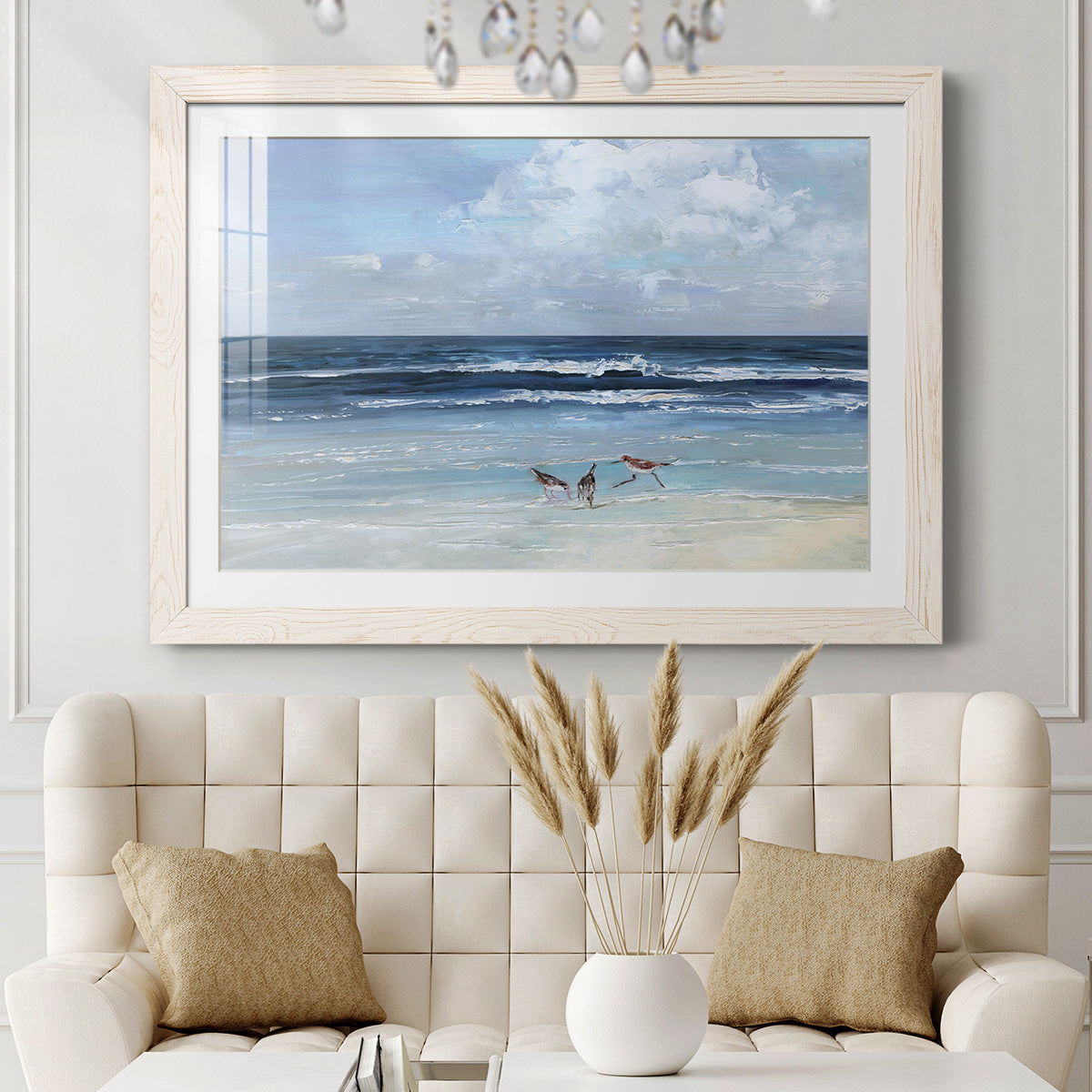 Beach Trio - Barnwood Framed Art Print