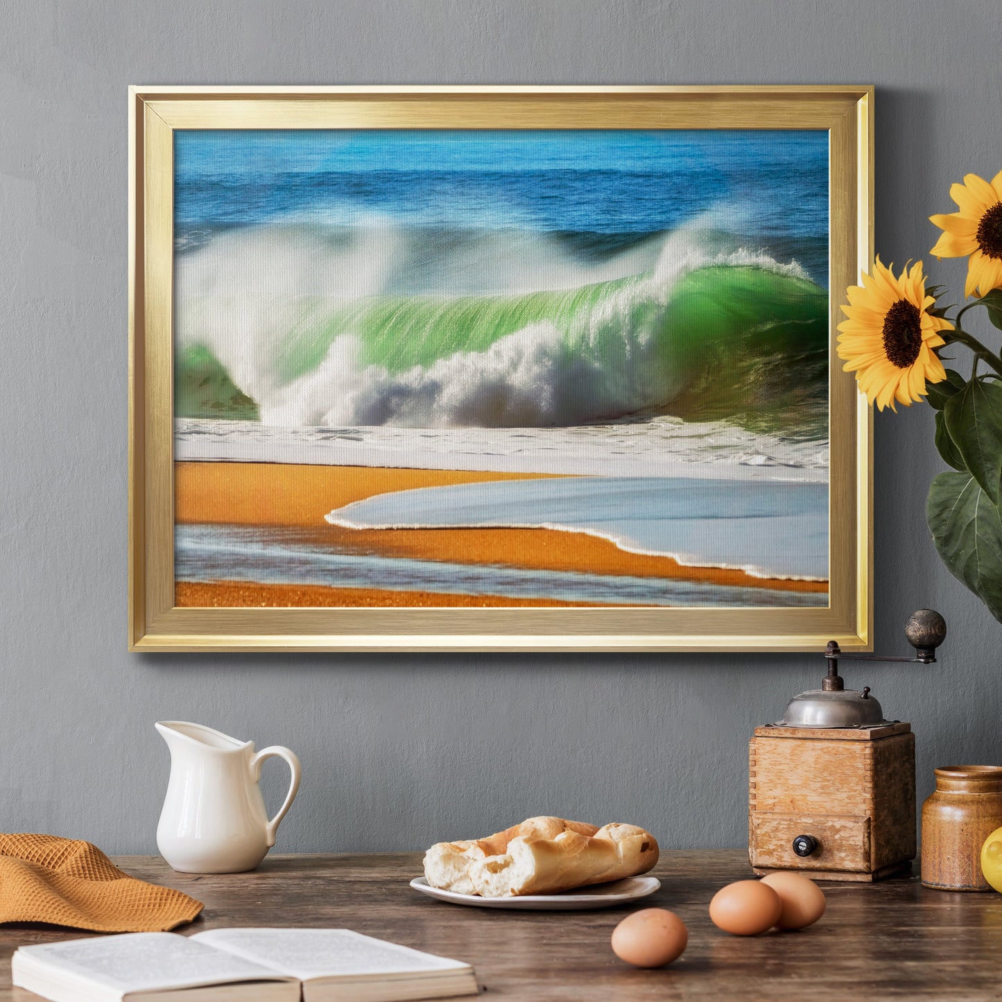 The Wave Premium Classic Framed Canvas - Ready to Hang