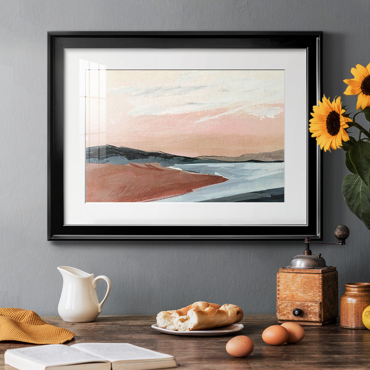 Paynes Coast I - Modern Framed Art Print