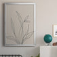 Neutral Lines II - Modern Framed Canvas Print