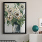 Floral Depth - Modern Framed Canvas Print