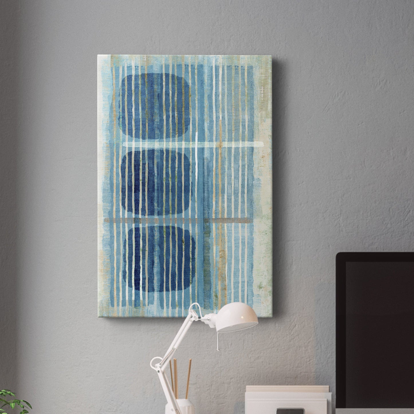 Blue Blue Horizon II Premium Gallery Wrapped Canvas - Ready to Hang