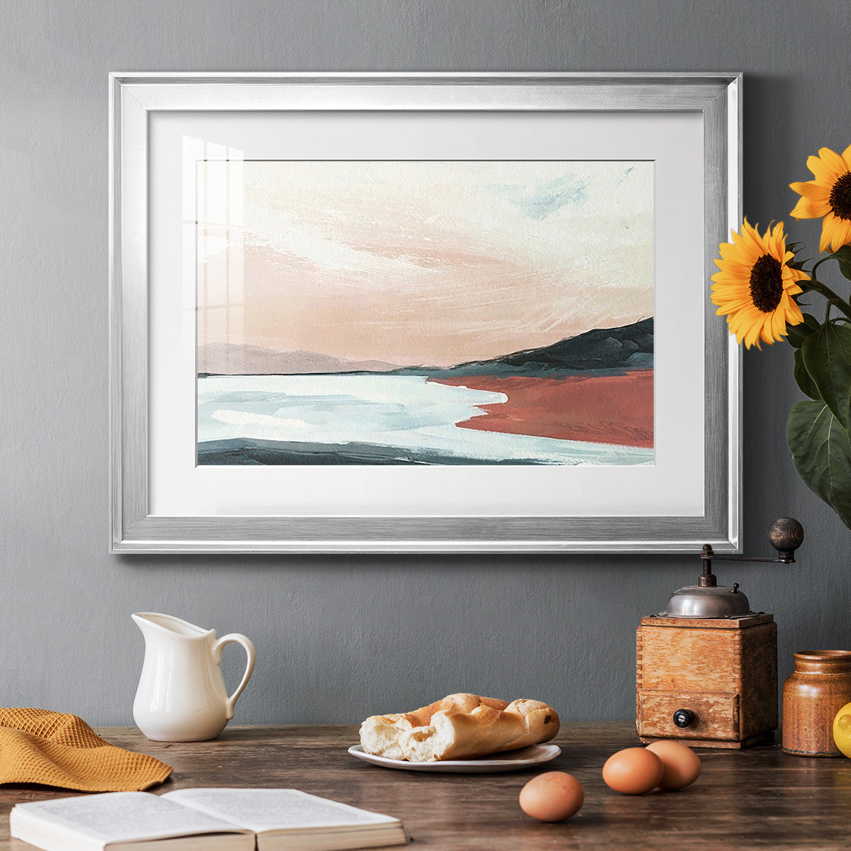 Paynes Coast II - Modern Framed Art Print