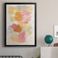 Warm Petals II - Modern Framed Canvas Print