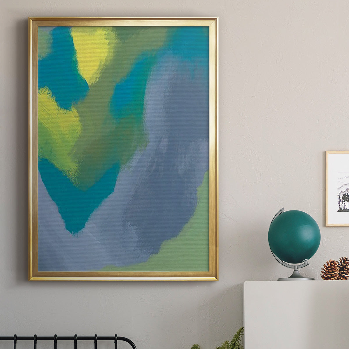 Lost in Memories II - Modern Framed Canvas Print