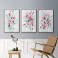 Posy Blooms I - Framed Premium Gallery Wrapped Canvas L Frame 3 Piece Set - Ready to Hang