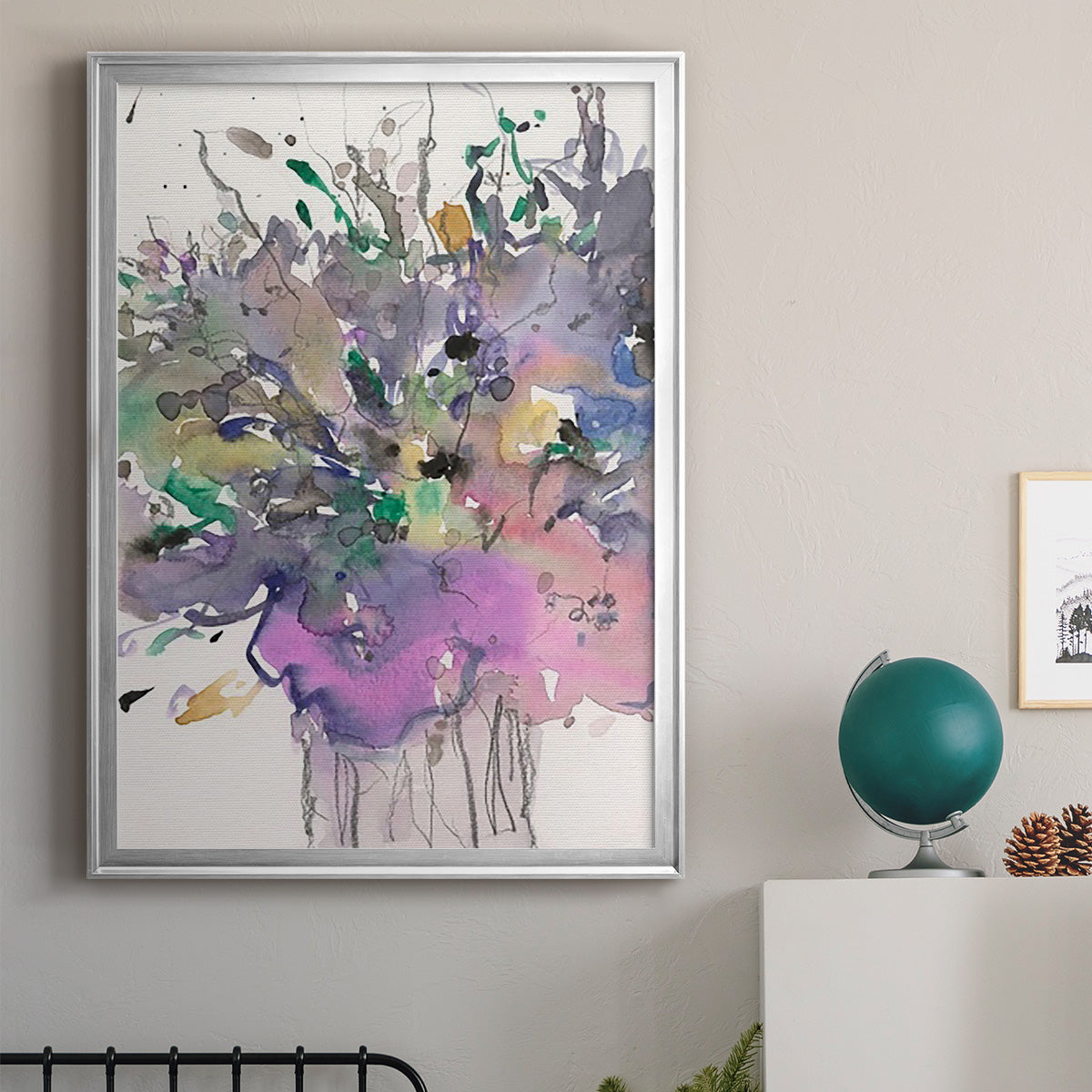 All that Glitters II - Modern Framed Canvas Print