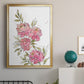 Watercolor Blooms I - Modern Framed Canvas Print