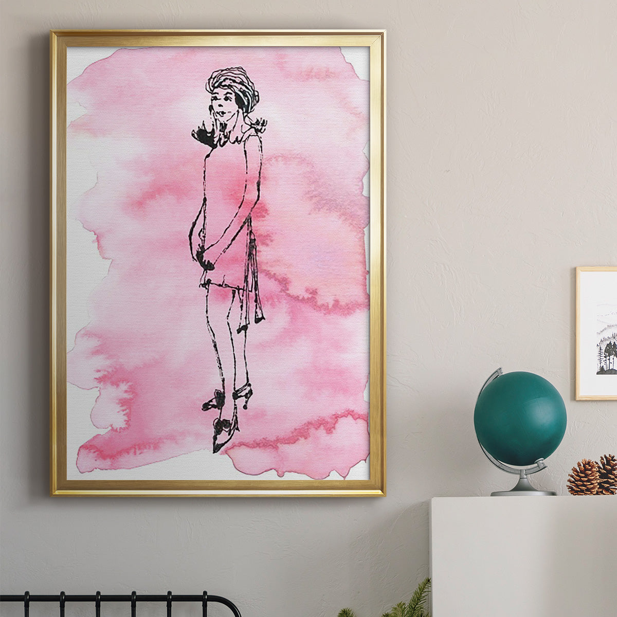 60's Fab II - Modern Framed Canvas Print