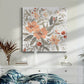 Peach & Rust Blooms I - Canvas Art Print