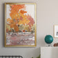 Watercolor Treeline Sketch II - Modern Framed Canvas Print