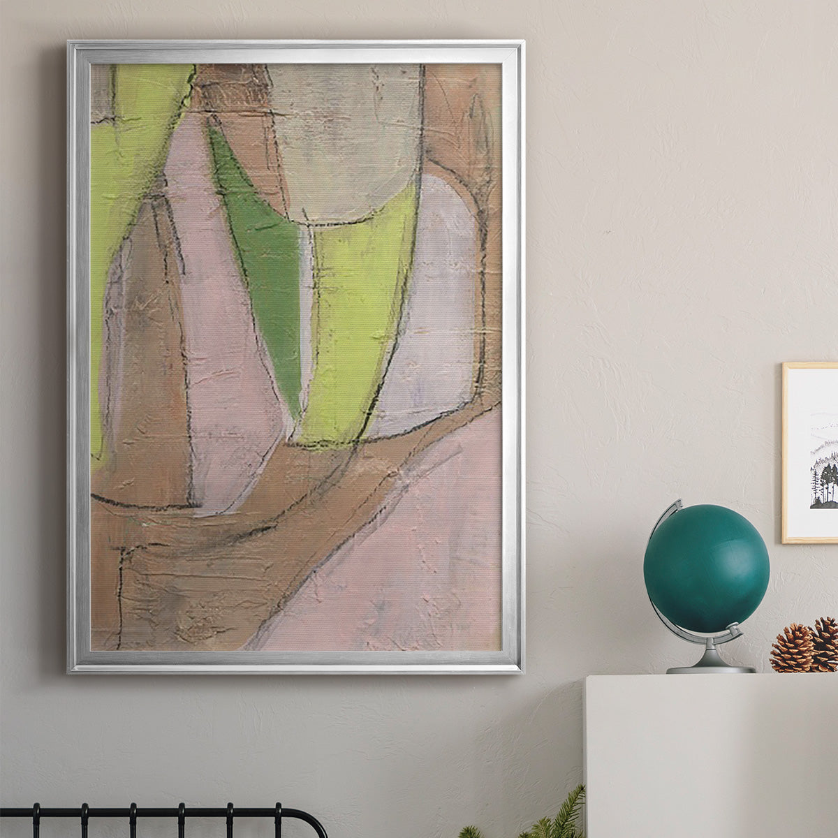 Many Layers I - Modern Framed Canvas Print