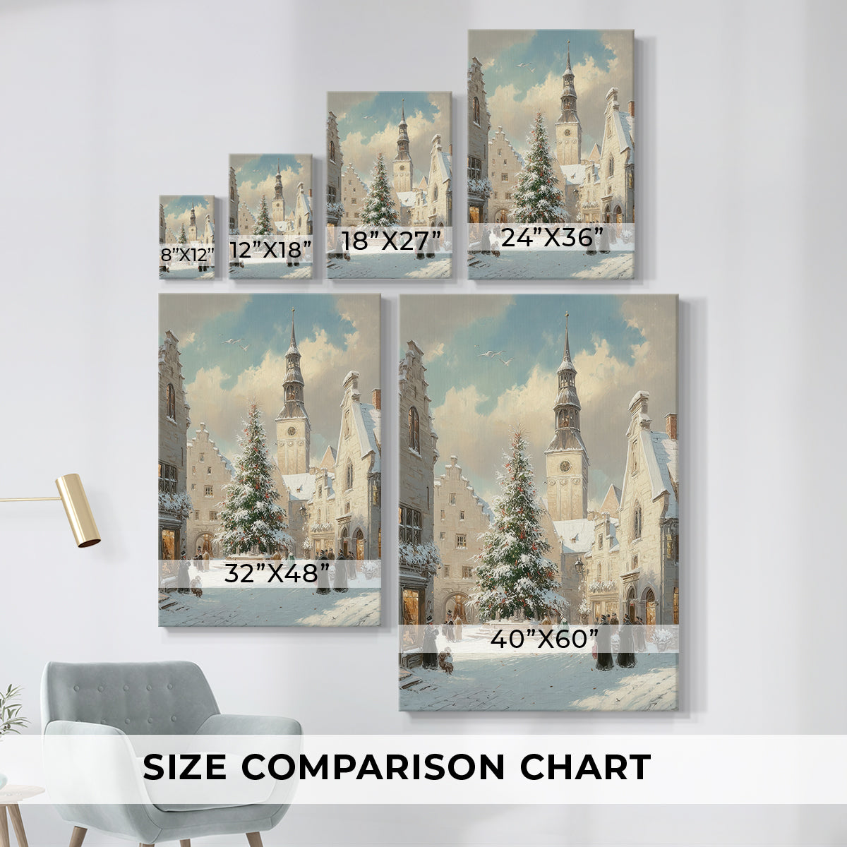 Chapel of Silver Serenade - Canvas Art Print