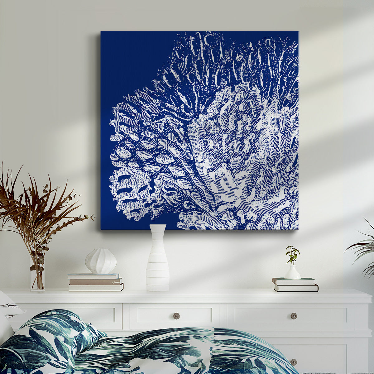 Saturated Coral III - Canvas Art Print