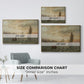 View from the Oslofjord, 1866 - Floater Framed Canvas Print