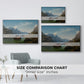 Bridal Procession on the Hardangerfjord, 1848 - Floater Framed Canvas Print