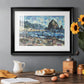 Evening in Cannon Beach - Modern Framed Art Print
