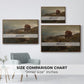 A Fisherman's Home, Lillesand, 1858 - Floater Framed Canvas Print