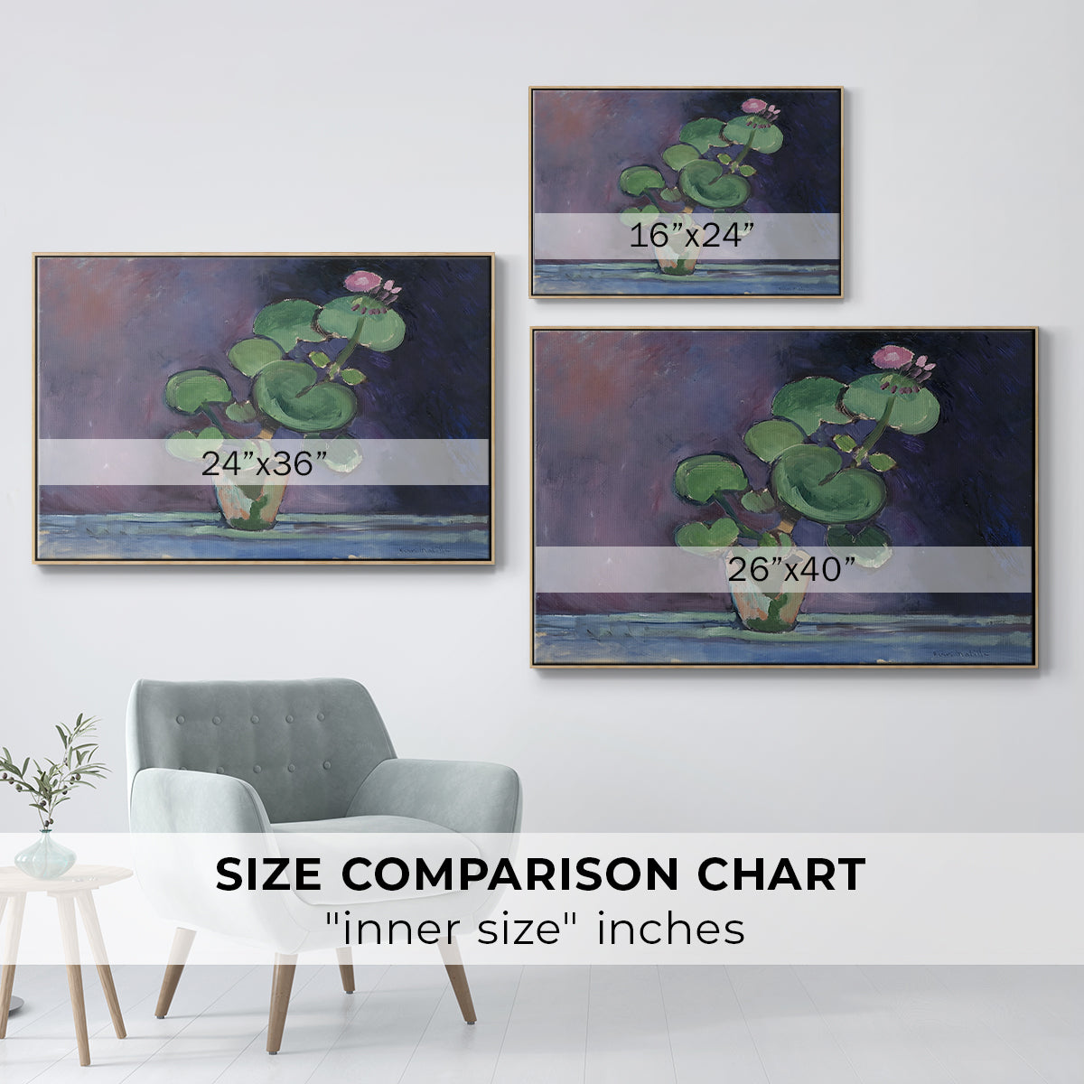 Geranium, 1909 - Floater Framed Canvas Print