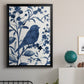 Bluebird Silhouette I - Modern Framed Canvas Print