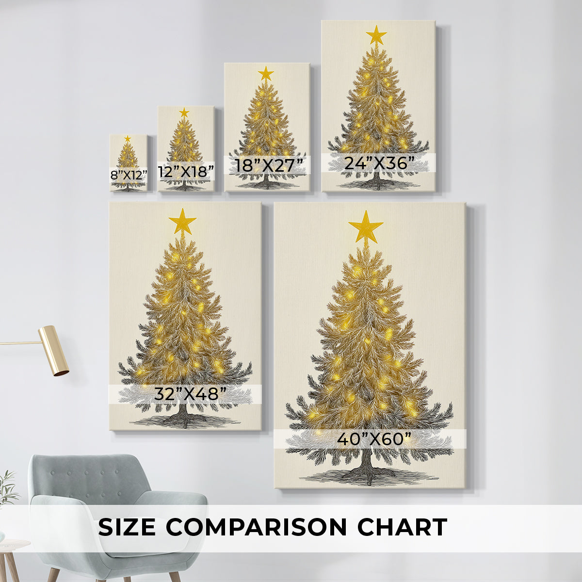 Gilded Chapel Chapel - Canvas Art Print