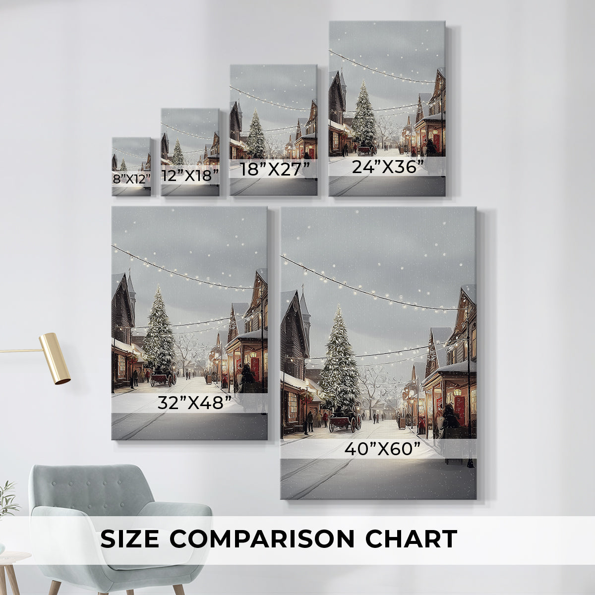 Fir of Snowwhite Promise - Canvas Art Print