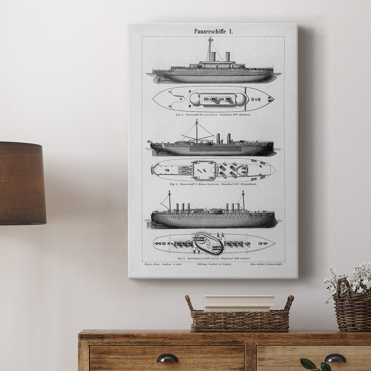 Industrial Ship Premium Gallery Wrapped Canvas - Ready to Hang