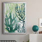 Textured Coral I - Modern Framed Canvas Print