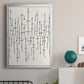 Vertical Arrangement II - Modern Framed Canvas Print