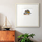 Raccoon Wheelbarrow Premium Framed Print Double Matboard