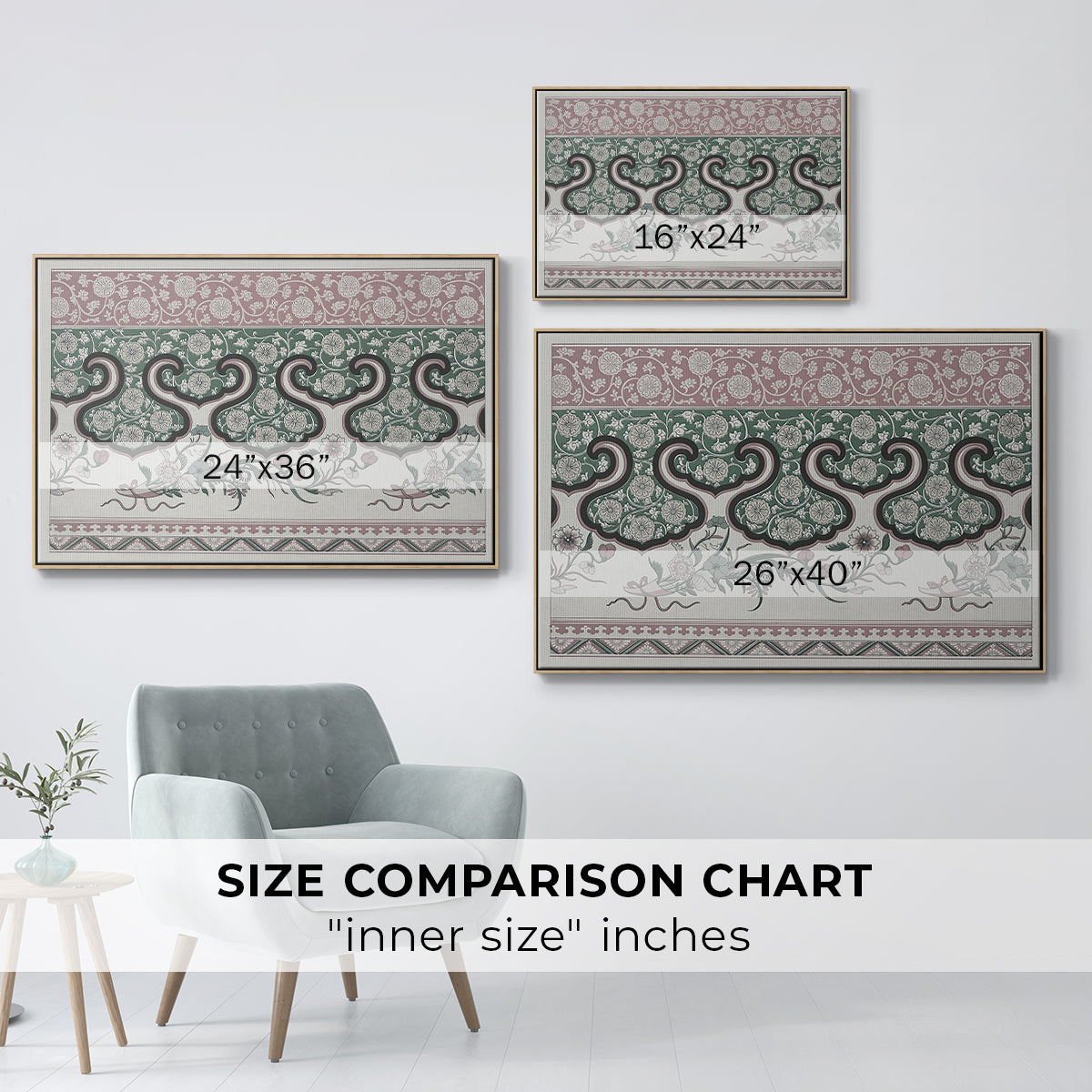 Examples of Chinese Ornament, Pl. LXXVI, 1867 - Floater Framed Canvas Print