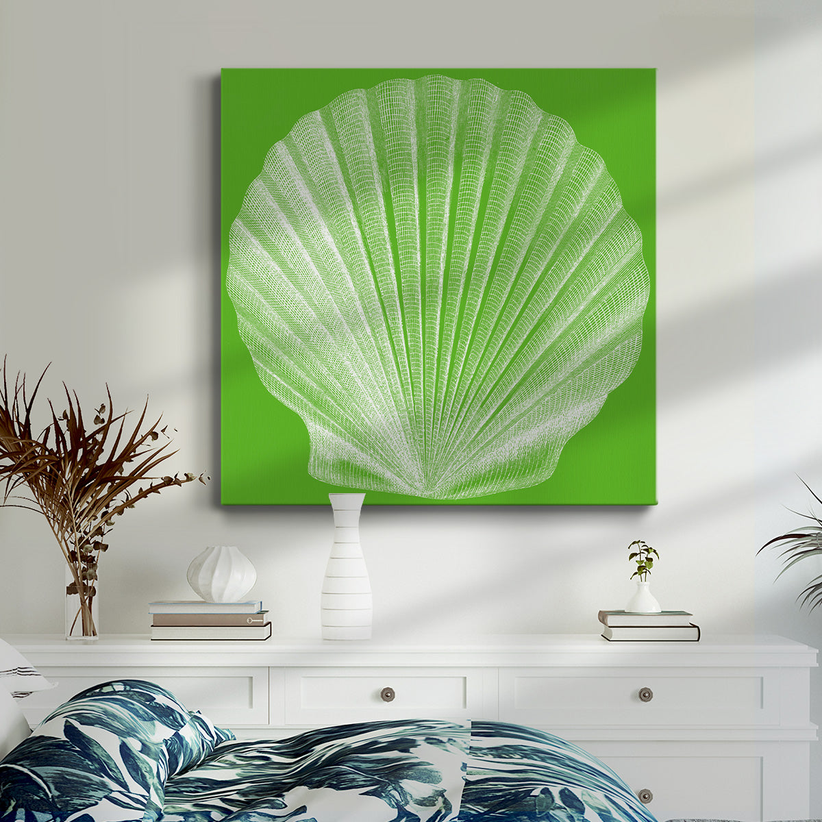 Saturated Shell II - Canvas Art Print