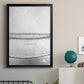 Serene Shore - Modern Framed Canvas Print