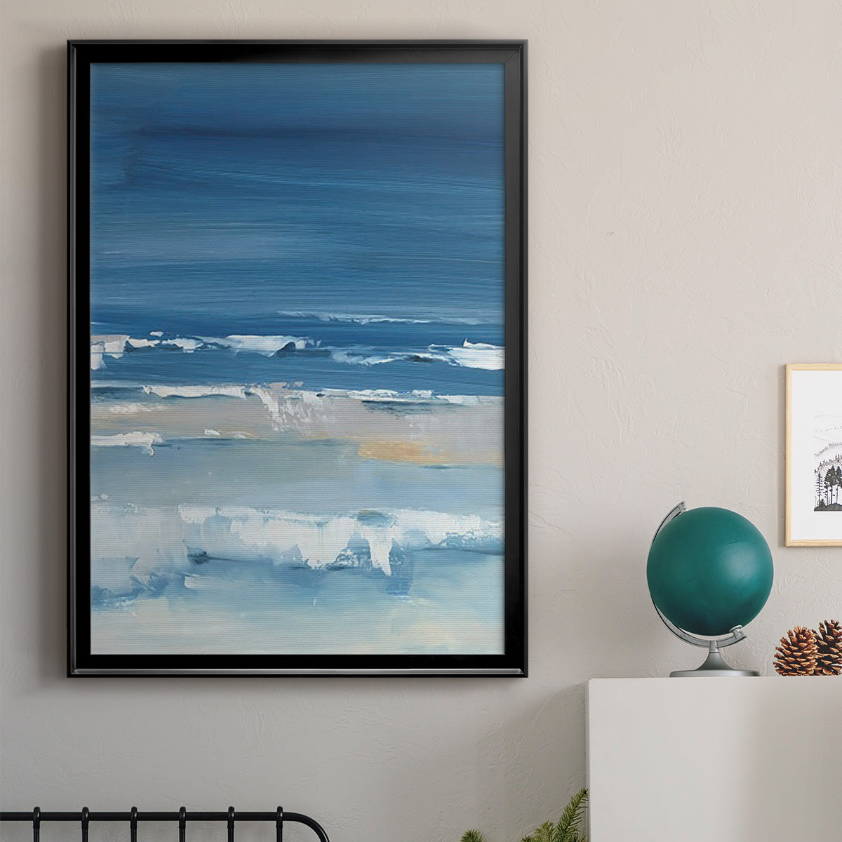 Coastal Colors I - Modern Framed Canvas Print