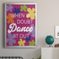 Dance It Out - Modern Framed Canvas Print