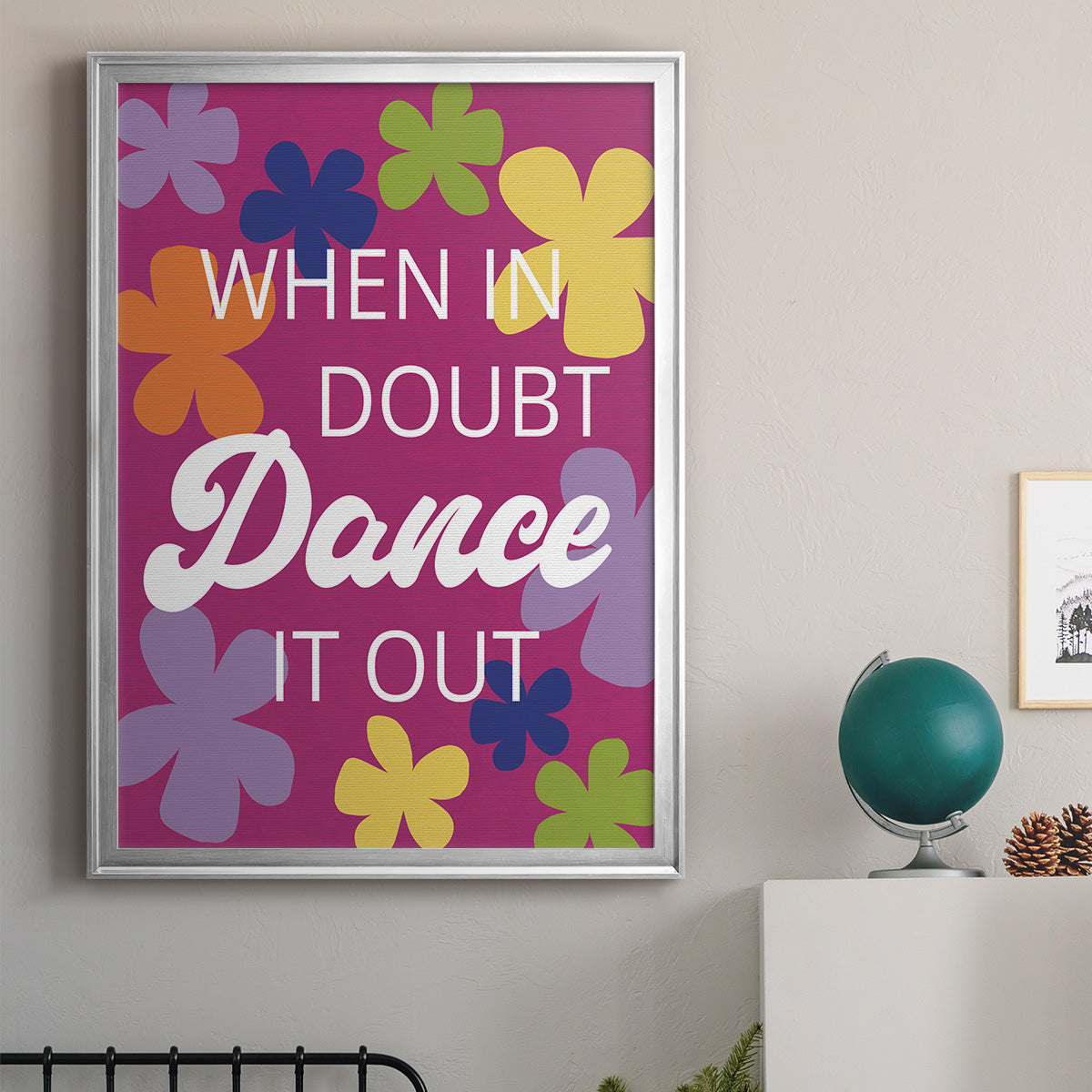 Dance It Out - Modern Framed Canvas Print