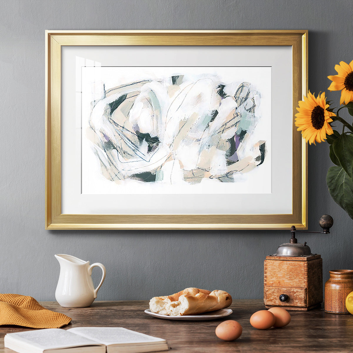 Arctic Helix II - Modern Framed Art Print