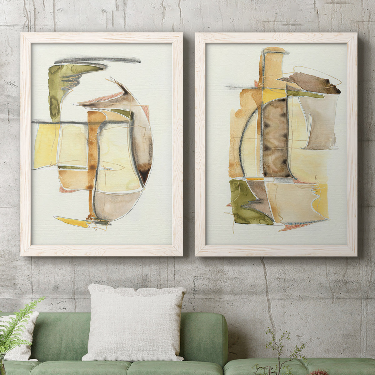 Brown Sugar I - Premium Framed Canvas 2 Piece Set - Ready to Hang