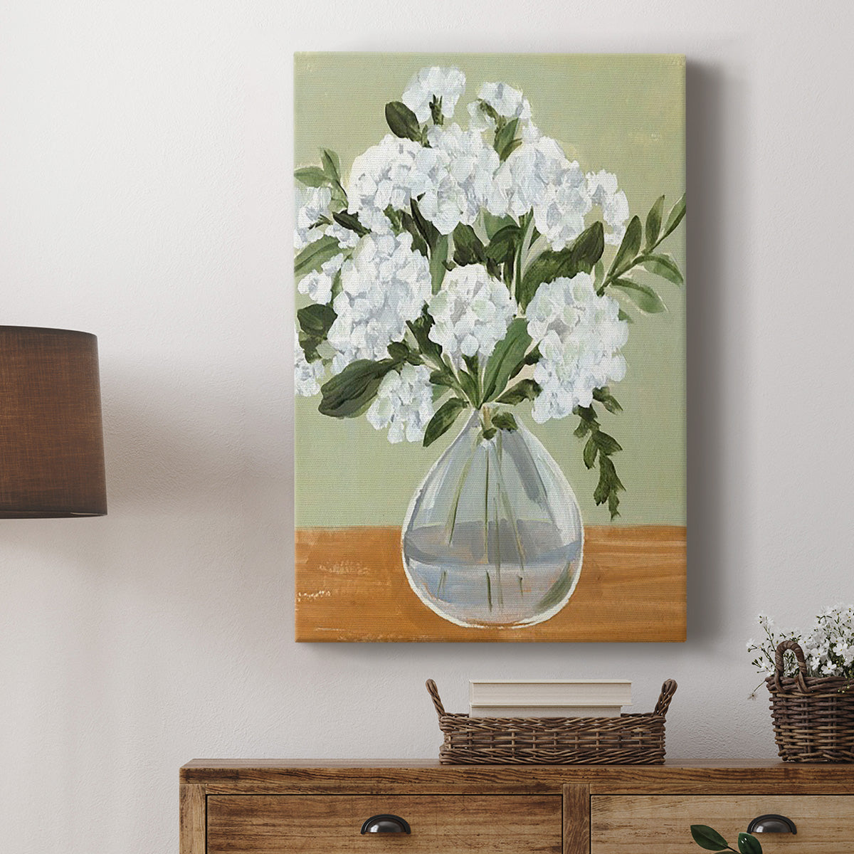 Vased Viburnum I Premium Gallery Wrapped Canvas - Ready to Hang