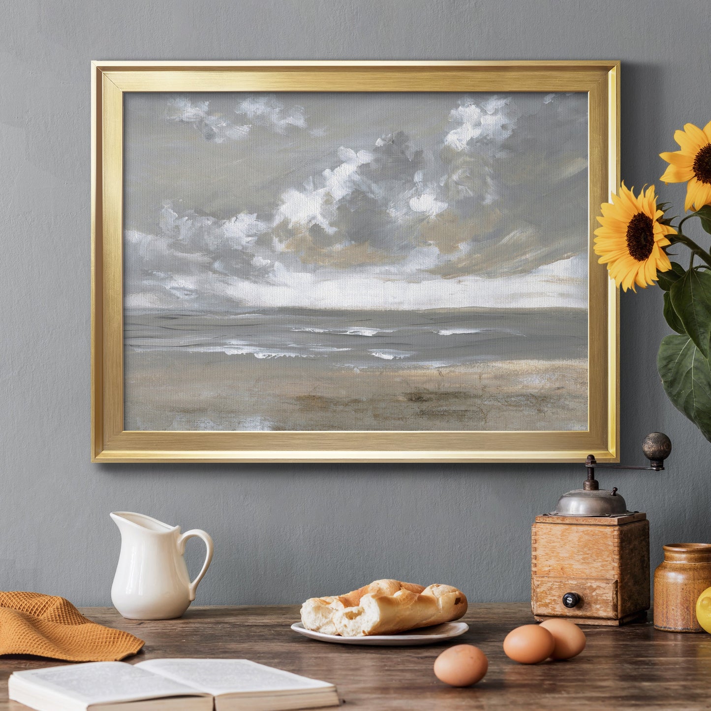 Windswept - Modern Framed Canvas Print